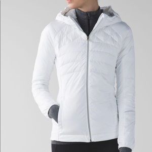 Lululemon Down For a Run White Jacket